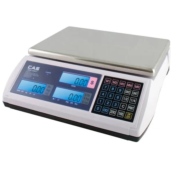 Restaurant digital weight scale with display – side view Restaurant digital weight scale with display – side view