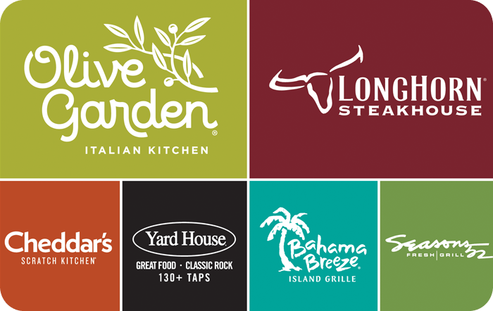 SkyTab Olive Garden, LongHorn, Yard House and other restaurant group gift card SkyTab Olive Garden, LongHorn, Yard House and other restaurant group gift card